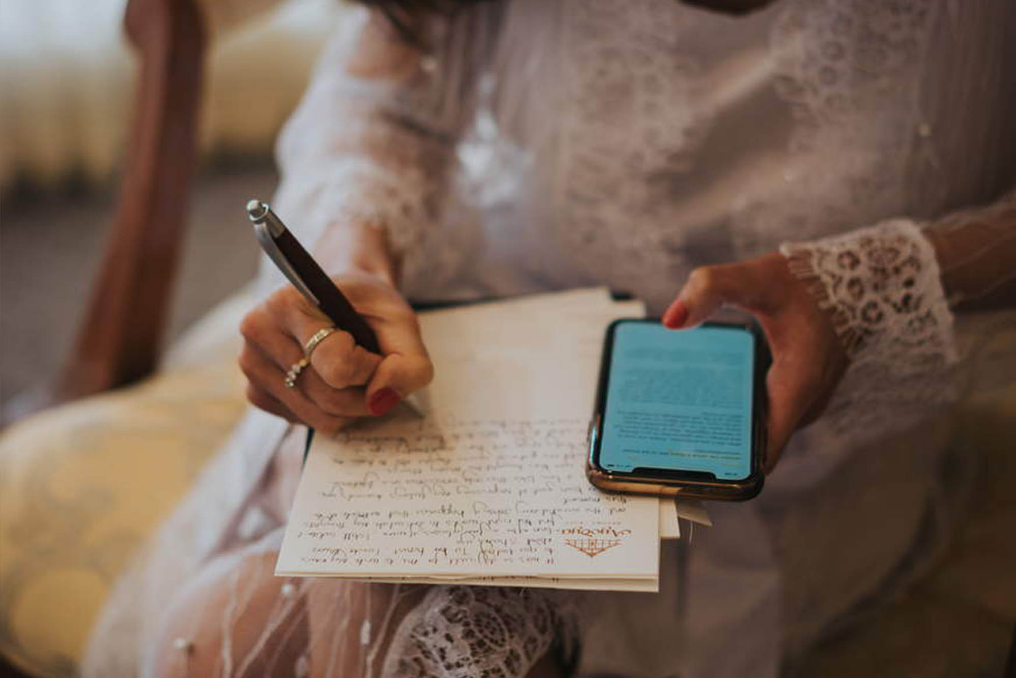 how to write wedding vows for him